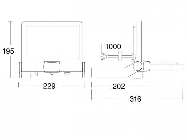  XLED ONE S anthrazit